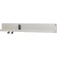 Muuto Folded Shelves 96x13 Grey - , Grau, Kunststoff