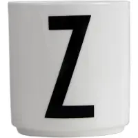 Design Letters DL Becher Keramik Z, Weiß