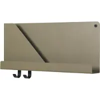Muuto Folded Shelves 51x22 Olive - , Grün, Kunststoff