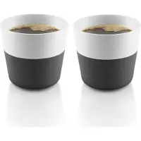 Eva Solo Kaffeetasse Lungo Tumbler Carbon Black (2-teilig)