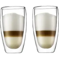 Bodum PAVINA Set mit 2 - 450ml doppelwandige Thermogläser
