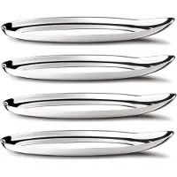 Georg Jensen Untersetzer Wein & Bar Edelstahl Glänzend (4-teilig)