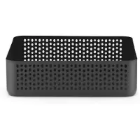 Normann Copenhagen Spülkorb Nic Nac Black 22,5 x 22,5 x 6 cm