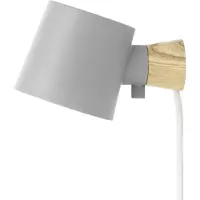 Normann Copenhagen Rise Wandleuchte Grau - , Grau, für Wohnzimmer, Metall