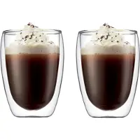 Bodum Glas Pavina Transparent 350 ml (Set von 2 Stück)