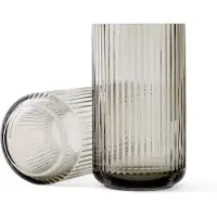 Lyngby Porcelæn Vase Glas Rauchgrau 25 cm