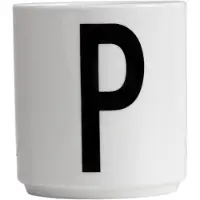 Design Letters DL Becher Keramik P, Weiß