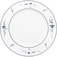 Villeroy & Boch Pizzateller "Platzteller Vieux Luxembourg ø 30,5 cm weiß-blau"