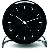Arne Jacobsen Uhren Tischuhren 43673 Clock CityHall Wecker