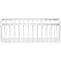 House Doctor - Bath Badkorb - 28x11 cm - Silber