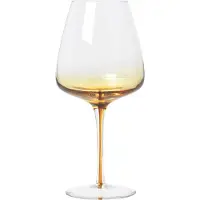 Broste Copenhagen AMBER Rotweinglas caramel 0,65 l