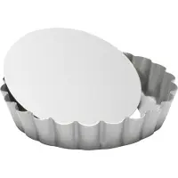 Patisse Silvertop Quiche-Form silberfarben 10 cm