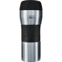 Melitta Thermo Mug, 0,35 l, Schwarz, Silber, Edelstahl, 3 Tassen