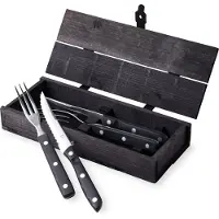 Gense Old Farmer Black Grillbesteck 2er-Pack Rostfreier Stahl