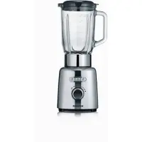 Severin Standmixer SM 3710 aus Edelstahl, poliertschwarzsilber Standmixer Standmixer Mixbecher