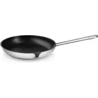 Eva Solo 202728 Bratpfanne, 28 cm max. Durchmesser, Edelstahl, Induktionsherd-geeignet, Antihaftbeschichtung