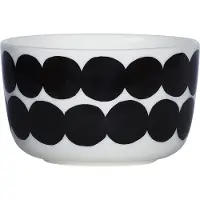 Marimekko Siirtolapuutarha Schale Weiß/Schwarz 25 cl