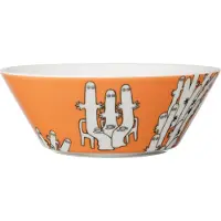 Arabia Mumin Schüssel 15 cm Hatifnatten orange