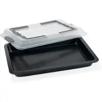 Funktion Pfanne Niedrig Grau 42x29 cm