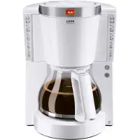 Melitta Look IV Selection, Filterkaffeemaschine, Gemahlener Kaffee, 1000 W, Weiß