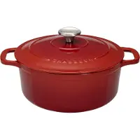 CHASSEUR PUC472058, Auflaufform, Rund, Eisenguss, 4 Person(en), Keramik, Halogen, Gas, Induktion, Terrakotta