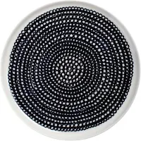 Marimekko Siirtolapuutarha Teller Ø 20 cm Weiß / Schwarz