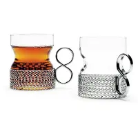 Iittala Tsaikka Glas mit Halter 23 cl 2er-Pack