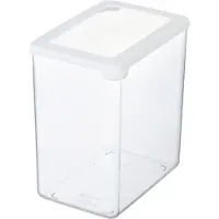 Gastromax Trockenvorratsdose, 3,5 Liter, transparent/weiß