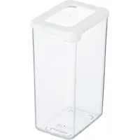 Gastromax Trockenvorratsdose, 1,6 Liter, transparent/weiß