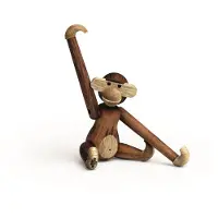 Kay bojesen Holzfigur - Affe - 10 cm - Mini - Teak/Limba - - One Size - Dekoration