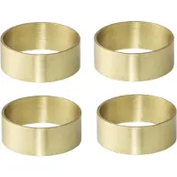 Bloomingville Laurie Serviettring, Gold, Messing 4 Stk