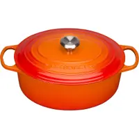 Le Creuset Bräter - Cocotte oval 31 cm, 6,3 l orange