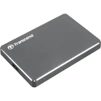 Transcend StoreJet 25C3, 2 TB, 2.5", 3.2 Gen 1 (3.1 Gen 1), 5400 RPM, Grau