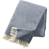 Klippan Yllefabrik Knut Plaid Lammwollteppich 130 x 200 cm