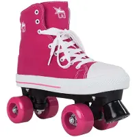 Rookie Skates Rookie Rollerskates Canvas High Pink 2019