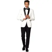 Opposuits Anzug Pearl White
