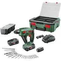 Bosch Akku-Bohrhammer "Uneo Maxx + SystemBox" mit 2 Akkus und Ladegerät