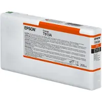Epson T913A Orange Ink Cartridge (200ml), Standardertrag, Orange, Tinte auf Pigmentbasis, 200 ml, 1 Stück(e)