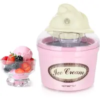 Emerio Eismaschine Retro Rosa 1,2 L