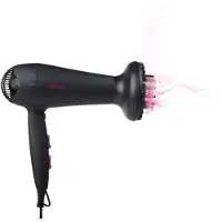 Tristar HD-2358 Haartrockner, Schwarz, Violett, Hängeschlaufe, 1,7 m, 2000 W, 230 V, 600 g