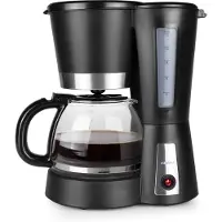 Tristar CM-1236 Kaffeemaschine, Filterkaffeemaschine, 1,2 l, Gemahlener Kaffee, 900 W, Schwarz, Edelstahl