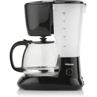 Tristar CM-1245 Kaffeemaschine, Filterkaffeemaschine, 1,25 l, Gemahlener Kaffee, 750 W, Schwarz