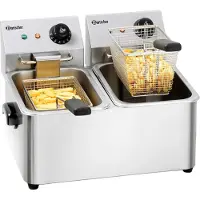 Bartscher Elektro-Doppel-Fritteuse SNACK II - A162402E