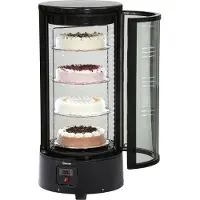 Bartscher Kuchenvitrine 72 Liter mit Rundum-Doppelverglasung und Abtauautomatik