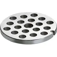 Bartscher Lochscheibe aus Edelstahl für gewerblichen Einsatz, 8 mm Lochdurchmesser, Modell 22CQO/8