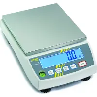 Kern PCB 6000-0 Præcisionsvægt Vejeområde 6 kg Aflæsningsnøjagtighed 1 g via strømdrift, Batteridrevet Sølv