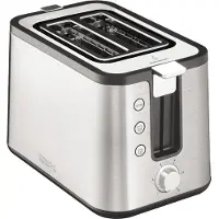 Krups Control Line Toaster KH442D, 2 Scheibe(n), Edelstahl, 850 W, 18 mm, 30 mm, 20 mm