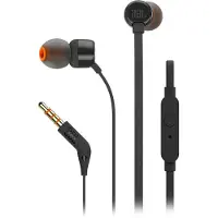 JBL In Ear Kopfhörer T110, Mikrofon, Headset, Farbe: Schwarz