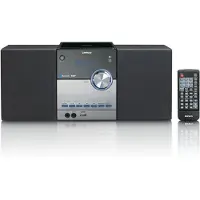 Lenco MC-150 - Stereoanlage mit DAB+/FM Empfang - CD/MP3-Spieler - Bluetooth - USB-Eingang - 2 x 10 Watt RMS - Schwarz