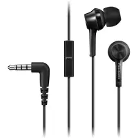 Panasonic RP-TCM115E, Kabelgebunden, 10 - 24000 Hz, Anrufe/Musik, 12 g, Kopfhörer, Schwarz